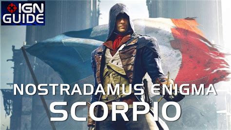 nostradamus enigma scorpio|Assassin's Creed Unity .